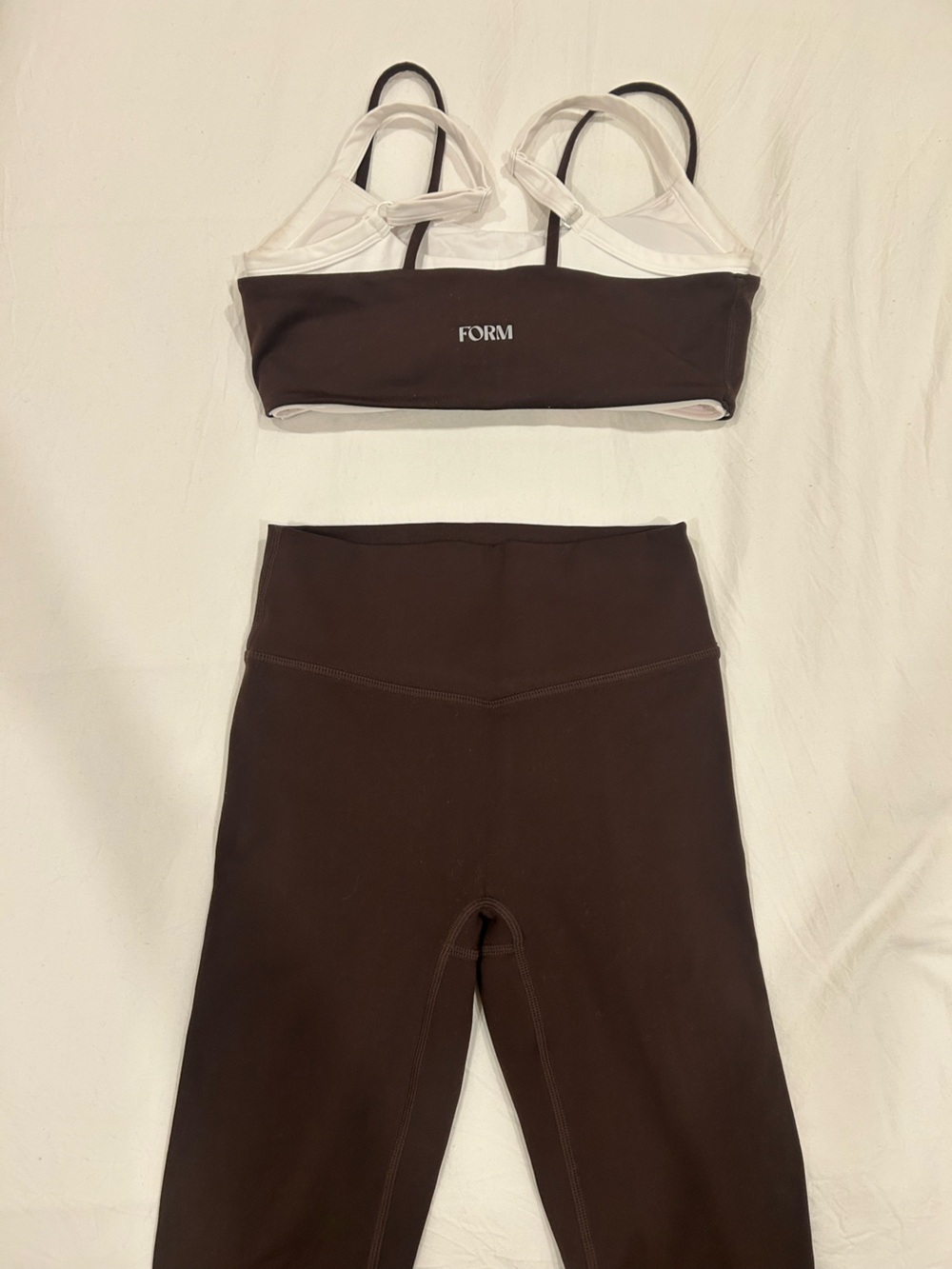 FORM Brown Layered Workout Set - Picture 4 of 5